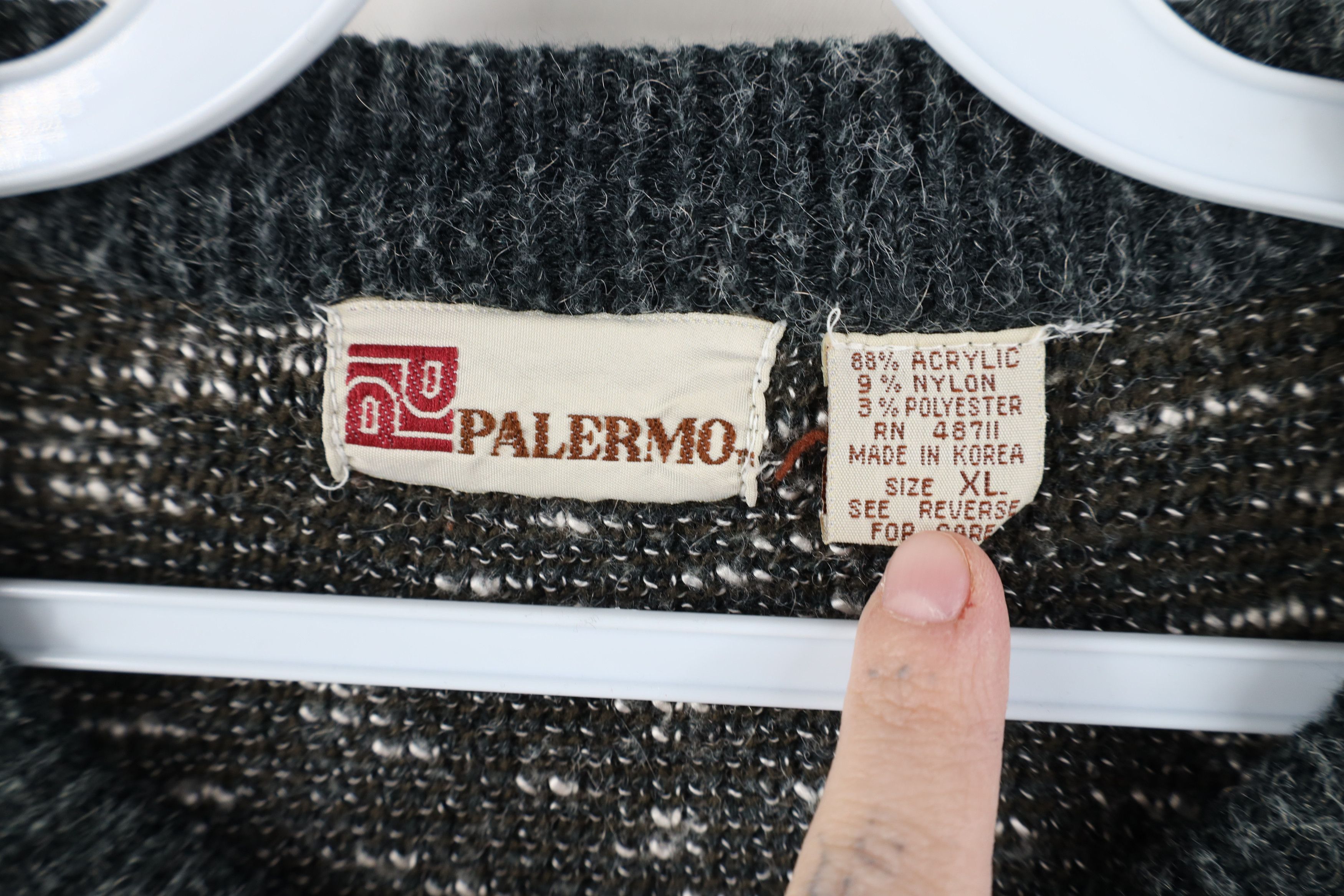 Vintage Vintage 90s Streetwear Ribbed Knit Crewneck Sweater Size XL / US 12-14 / IT 48-50 - 6 Thumbnail