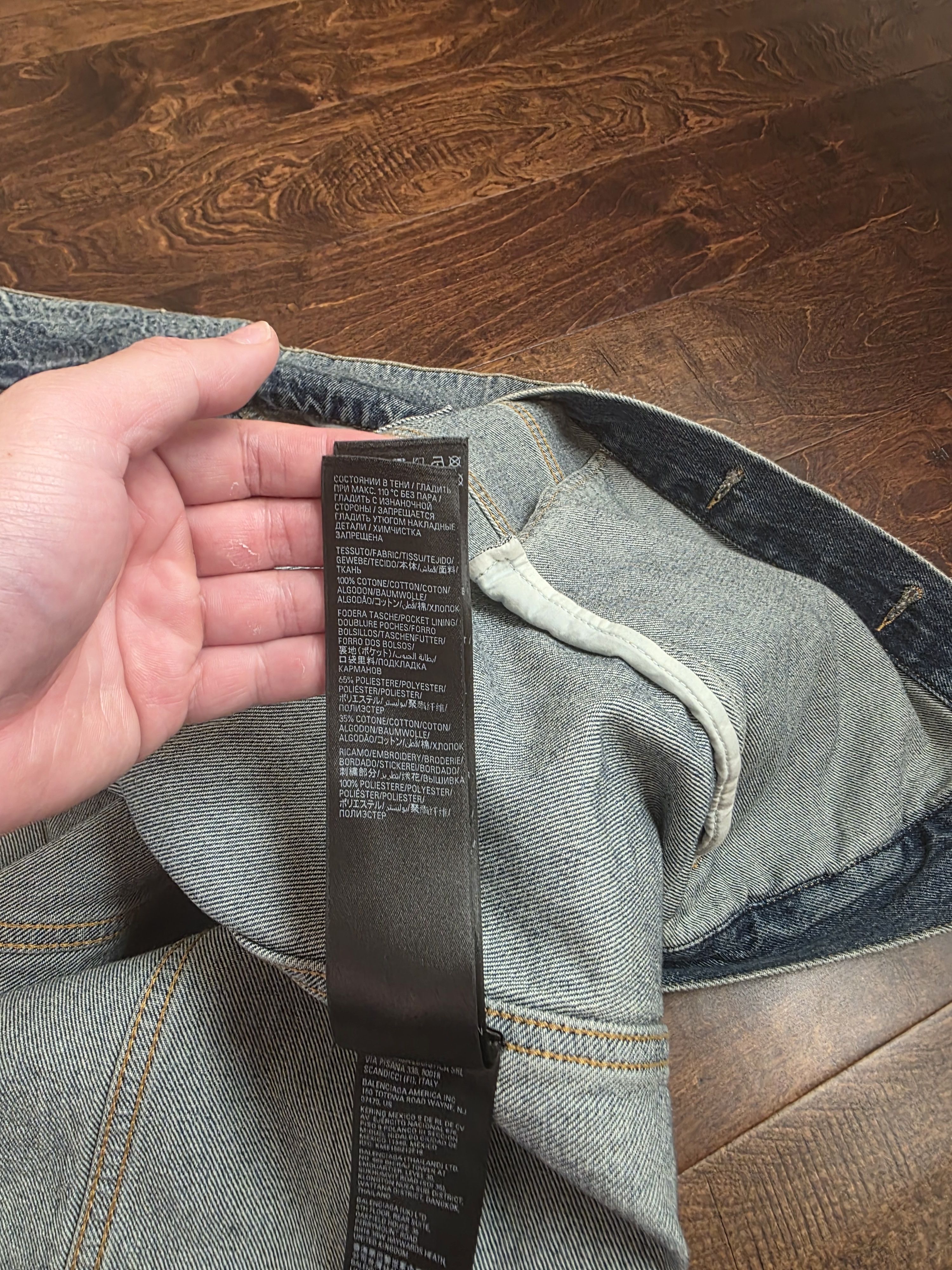 Balenciaga Balenciaga Tape Campaign Logo Denim Jean Jacket Sun Faded Size US M / EU 48-50 / 2 - 8 Thumbnail