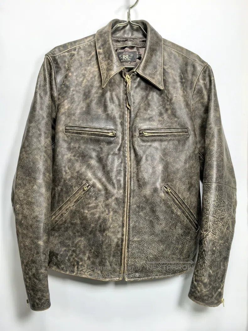 RRL Ralph Lauren RRL Ralph Lauren Cowhide vintage distressed craftsmanship Size US M / EU 48-50 / 2 - 1 Thumbnail