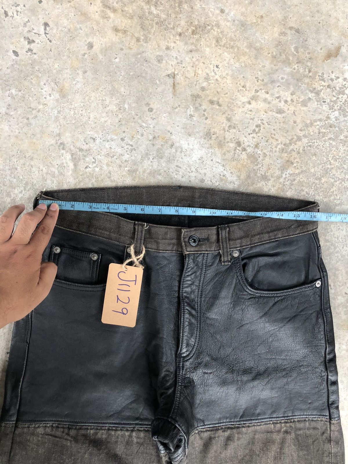 Neighborhood Neighborhood Leather Selvedge Denim Size US 32 / EU 48 - 25 Thumbnail