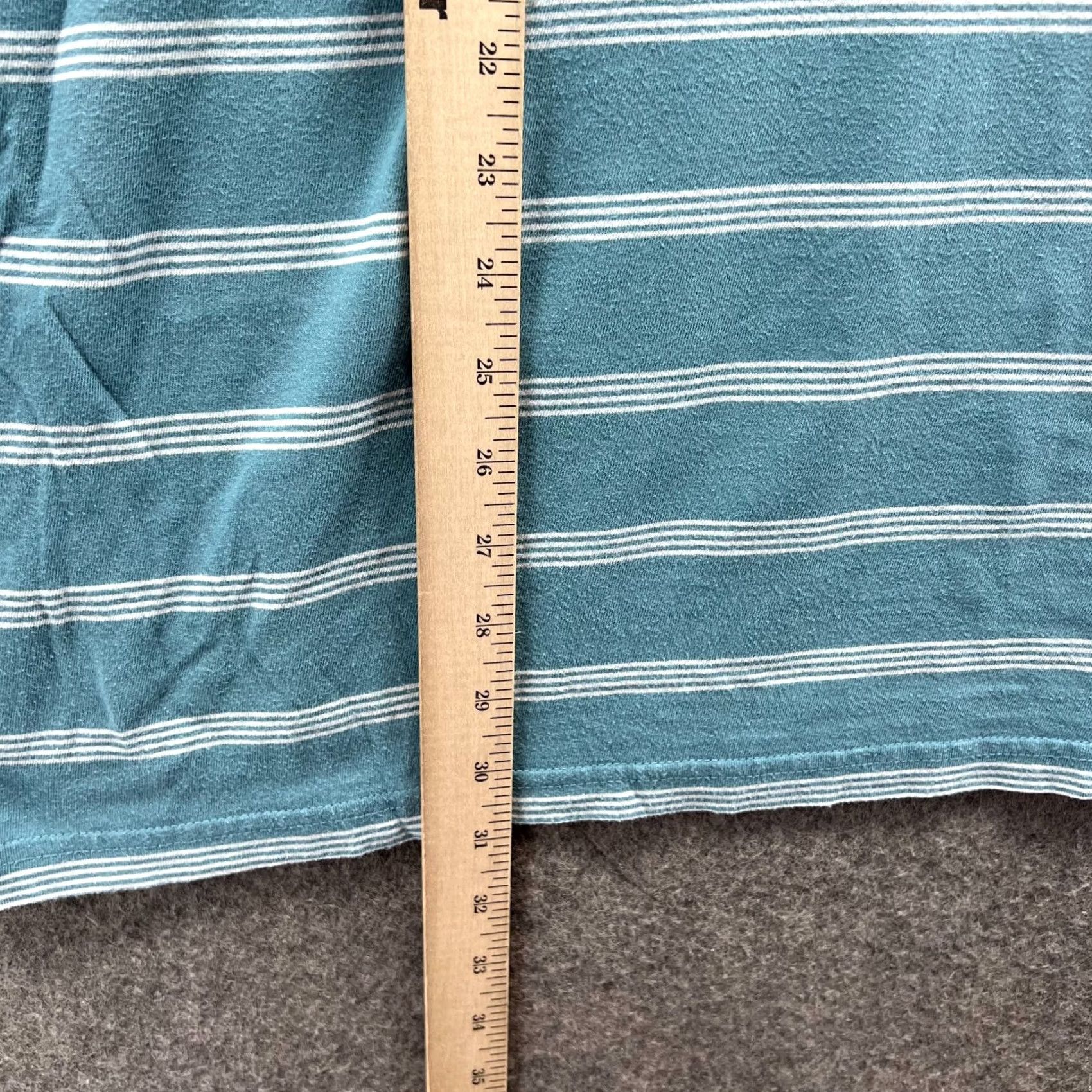Lucky Brand VINTAGE Lucky Brand Shirt Men 2XL Blue White Striped Cotton Henley Stand Up Collar Size US XXL / EU 58 / 5 - 6 Thumbnail