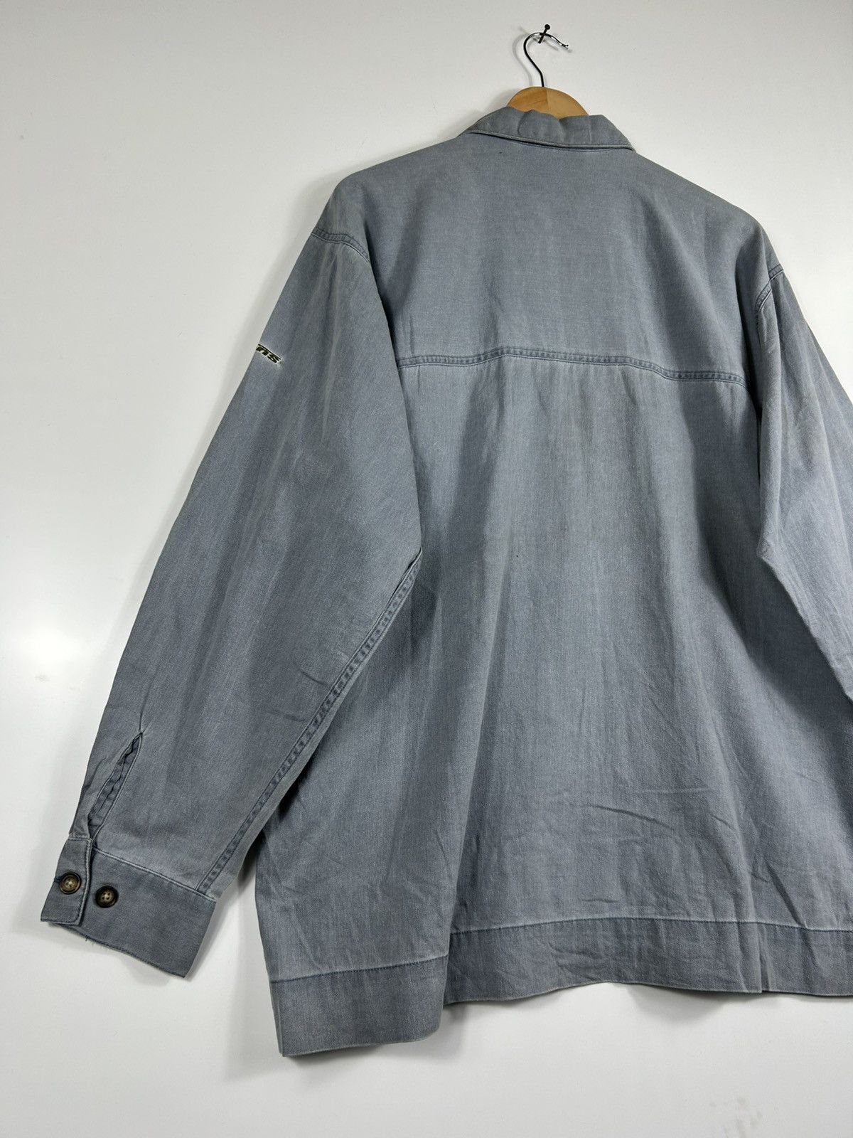 Vans × Vintage ⚡️Vintage 90’s Vans USA Zipper Baggy Shirt Jacket Size US L / EU 52-54 / 3 - 17 Thumbnail
