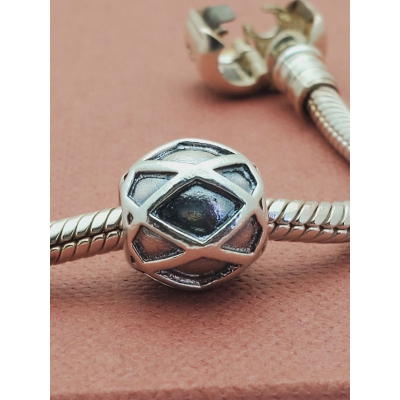 pandora Pandora Sterling Silver 925 Web Charm Bead Size ONE SIZE - 2 Thumbnail
