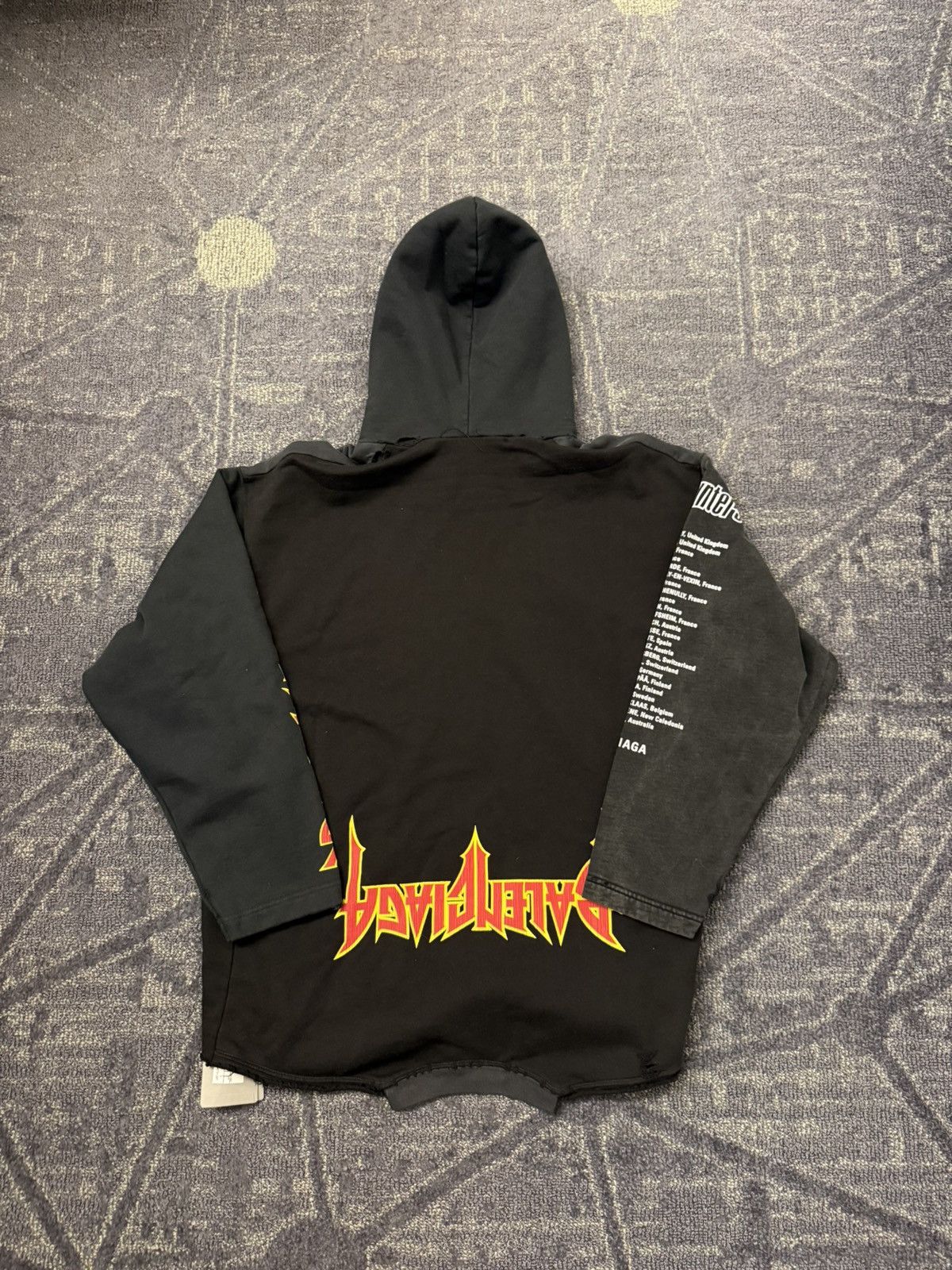 Balenciaga Balenciaga Speedhunters Upside Down Hoodie | Grailed