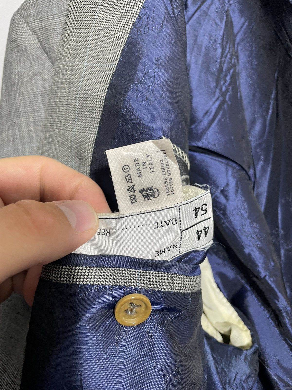 Vintage Brioni Wool Gray Blazer size 54