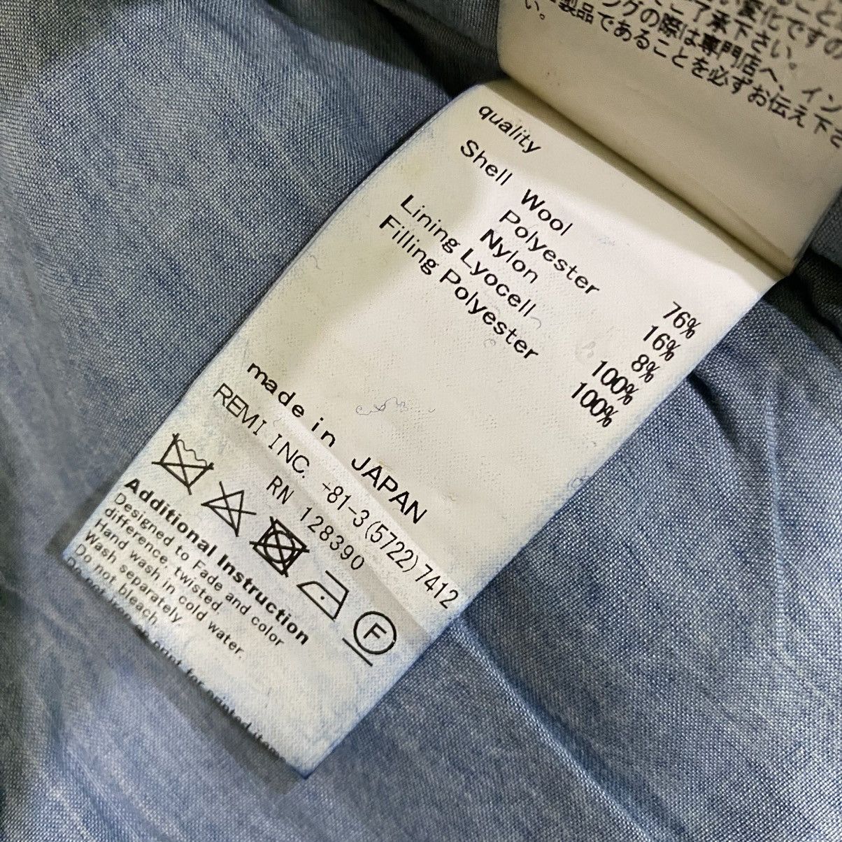 Remi Relief ✨Remi Relief wool indigo dye native pattern shawl collar Size US M / EU 48-50 / 2 - 8 Thumbnail
