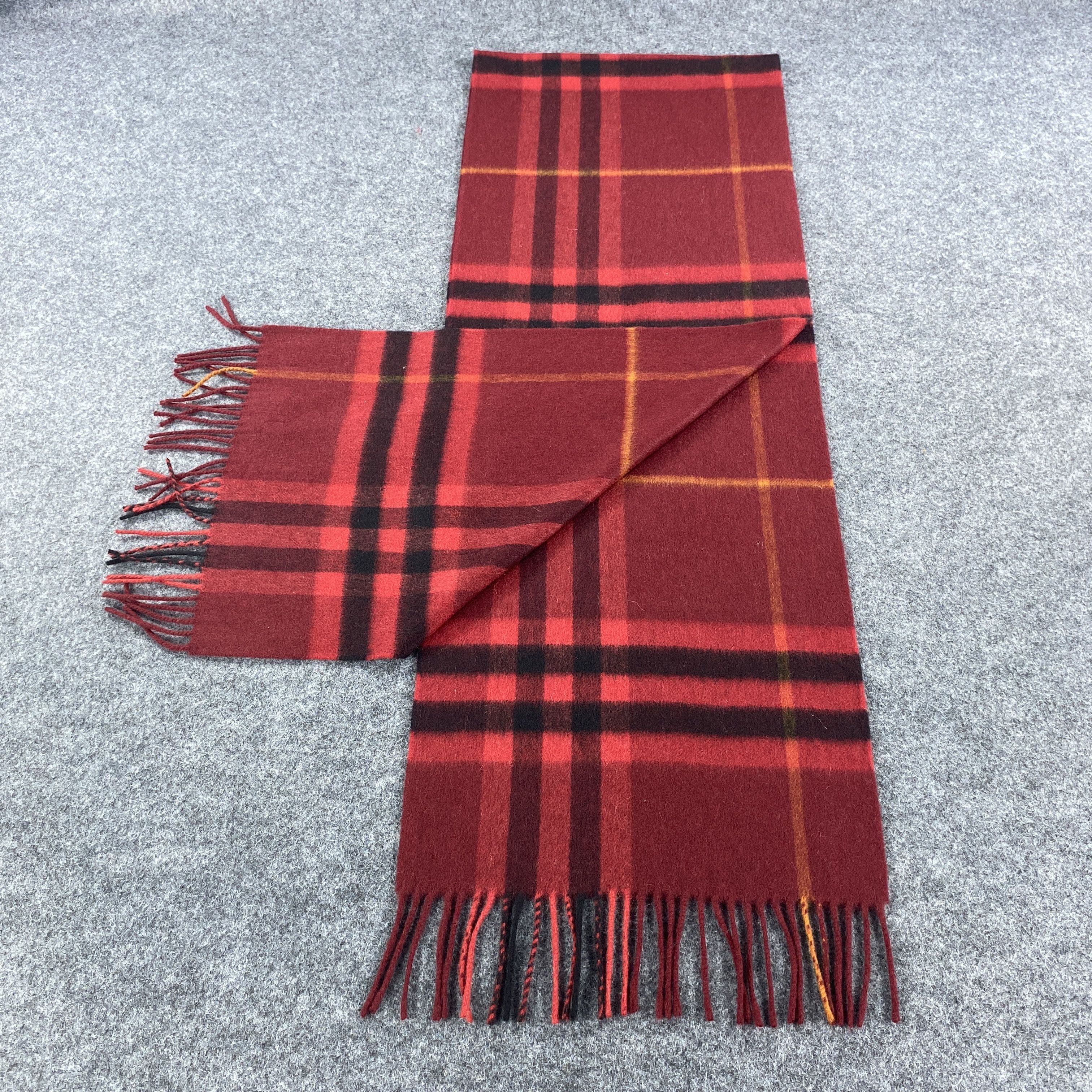 Burberry × Vintage GF10676 Burberry Scarf Neck Wear Muffler Nova Check Size ONE SIZE - 9 Thumbnail