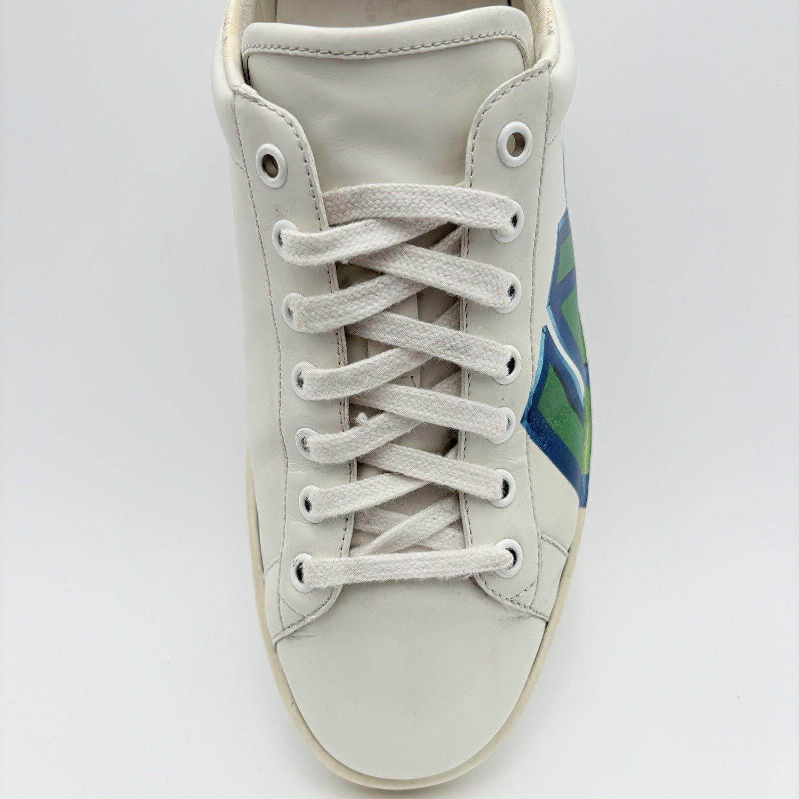 Gucci Size 9 G (9.5 US) - Gucci Ace Leather ' Loved ' Size US 9.5 / EU 42-43 - 11 Thumbnail