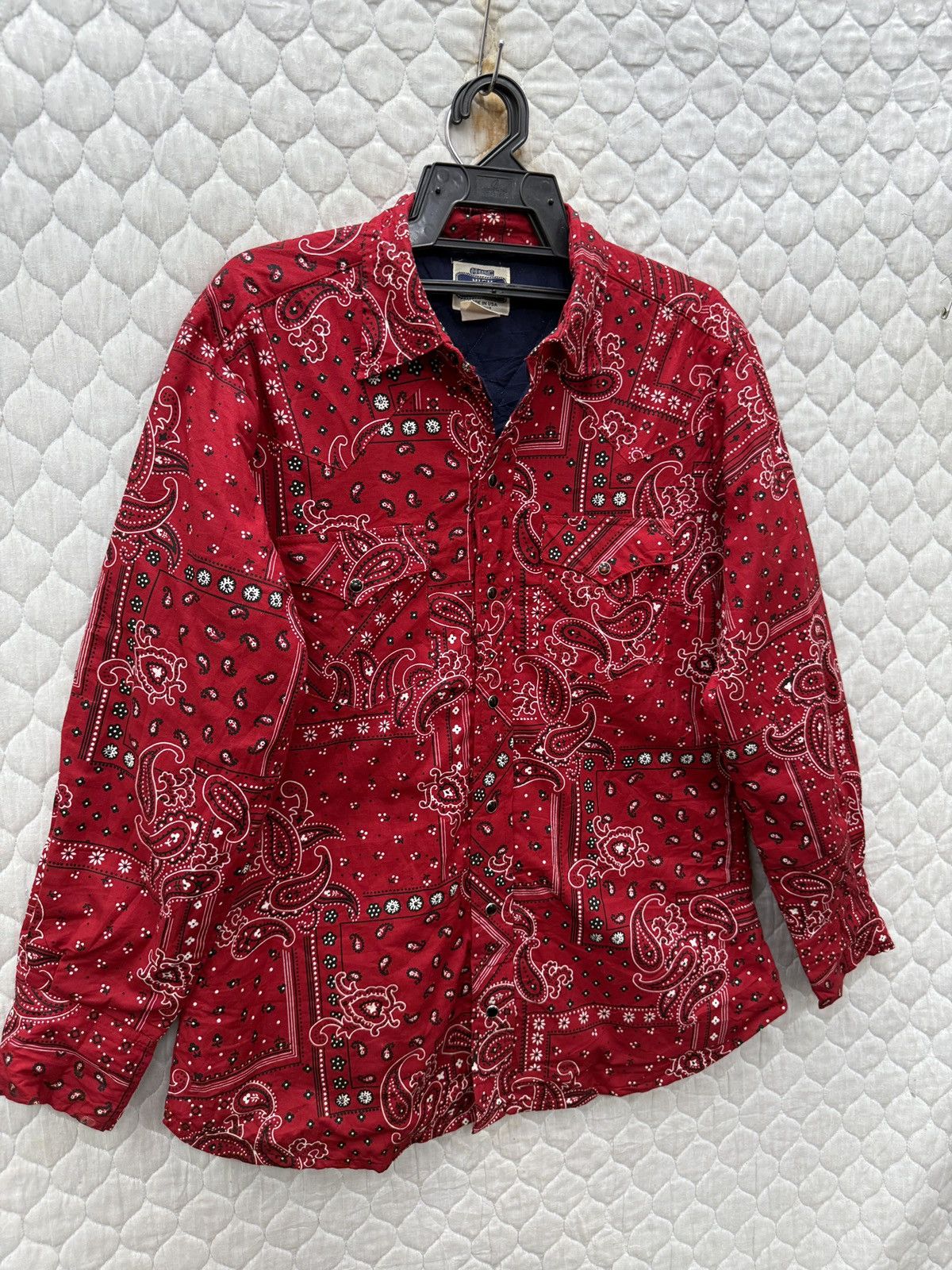 Vintage 🔥🔥🔥ARCHIVE VINTAGE H BAR C BANDANA JACKET SHIRTS Size US L / EU 52-54 / 3 - 2 Thumbnail