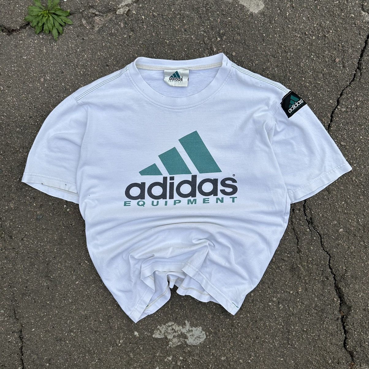 Adidas × Nigo Vintage T-shirts Adidas Equipment Big Logo Y2K Style USA 90s Size US S / EU 44-46 / 1 - 1 Thumbnail