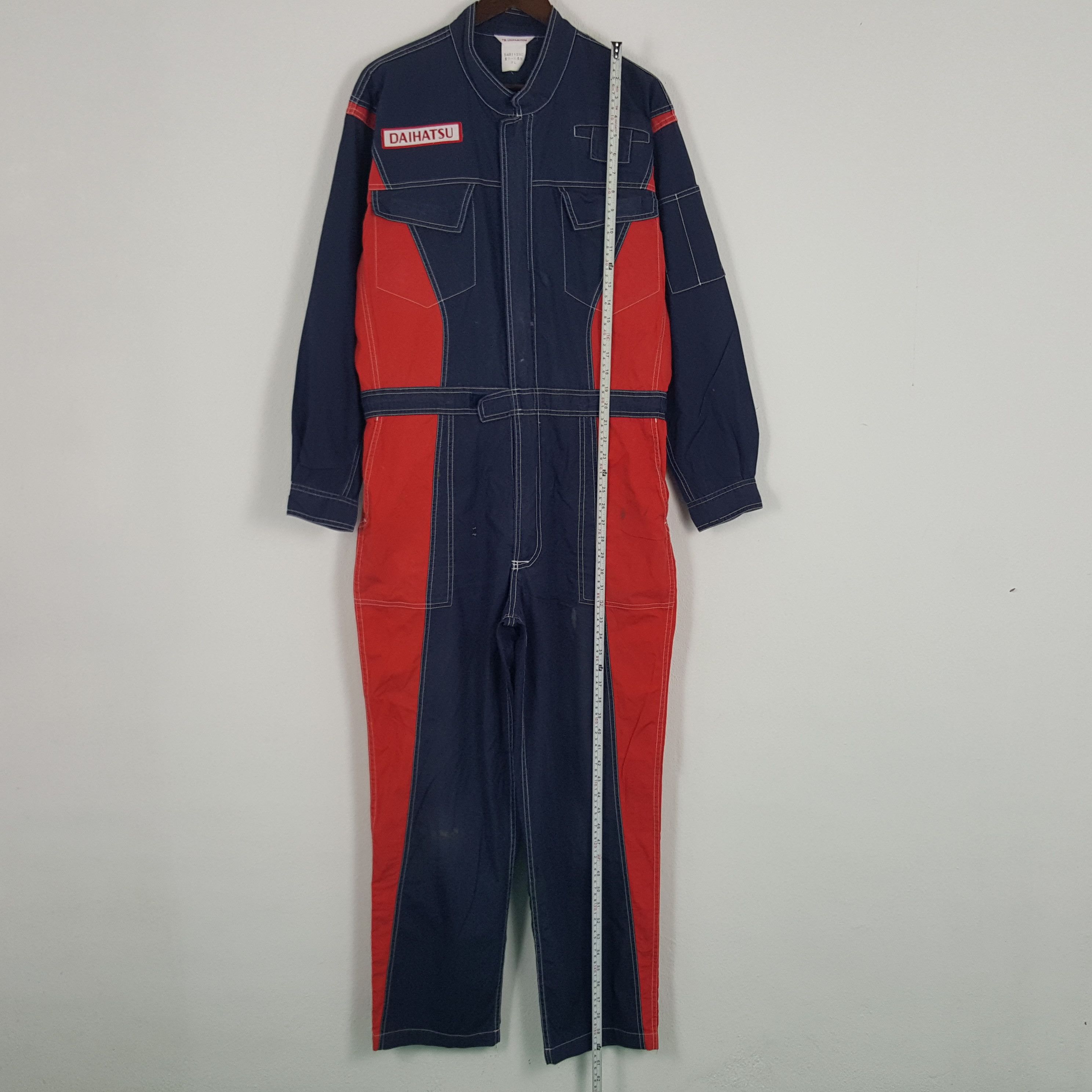 Japanese Brand × Sports Specialties × Vintage Vintage Daihatsu Racing Worker Jumpsuit Coverall Jacket Size US XL / EU 56 / 4 - 7 Thumbnail