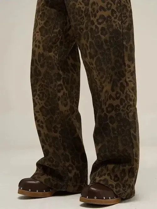 Japanese Brand × Vintage Vintage Leopard Jeans Women Denim Pants Size 27" / US 4 / IT 40 - 4 Thumbnail