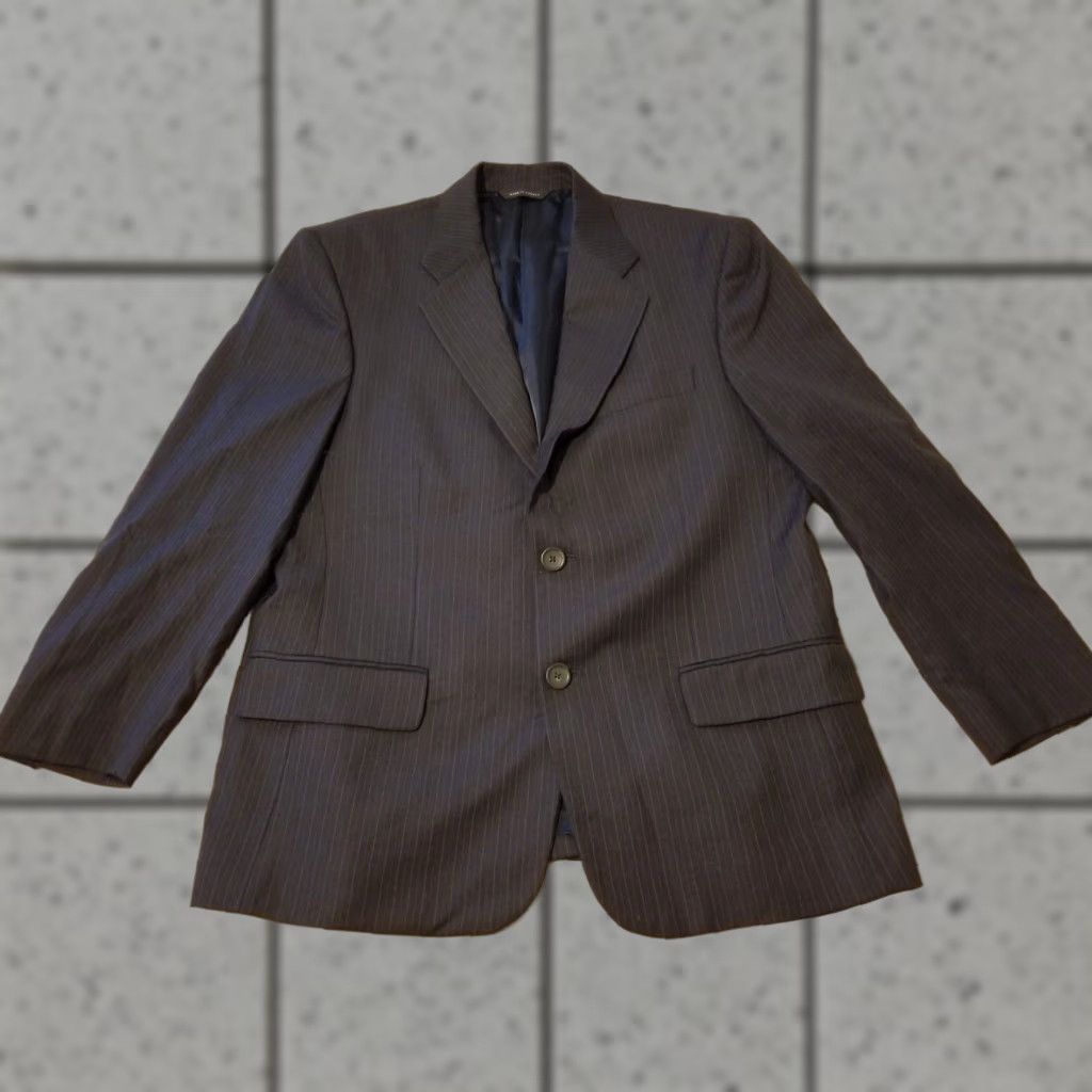Banana Republic VINTAGE Mens Banana Republic Wool Sports Jacket 40S Navy Blue Blazer 3-in-1 Jacket Mens Blue Sports Size 40R - 1 Thumbnail