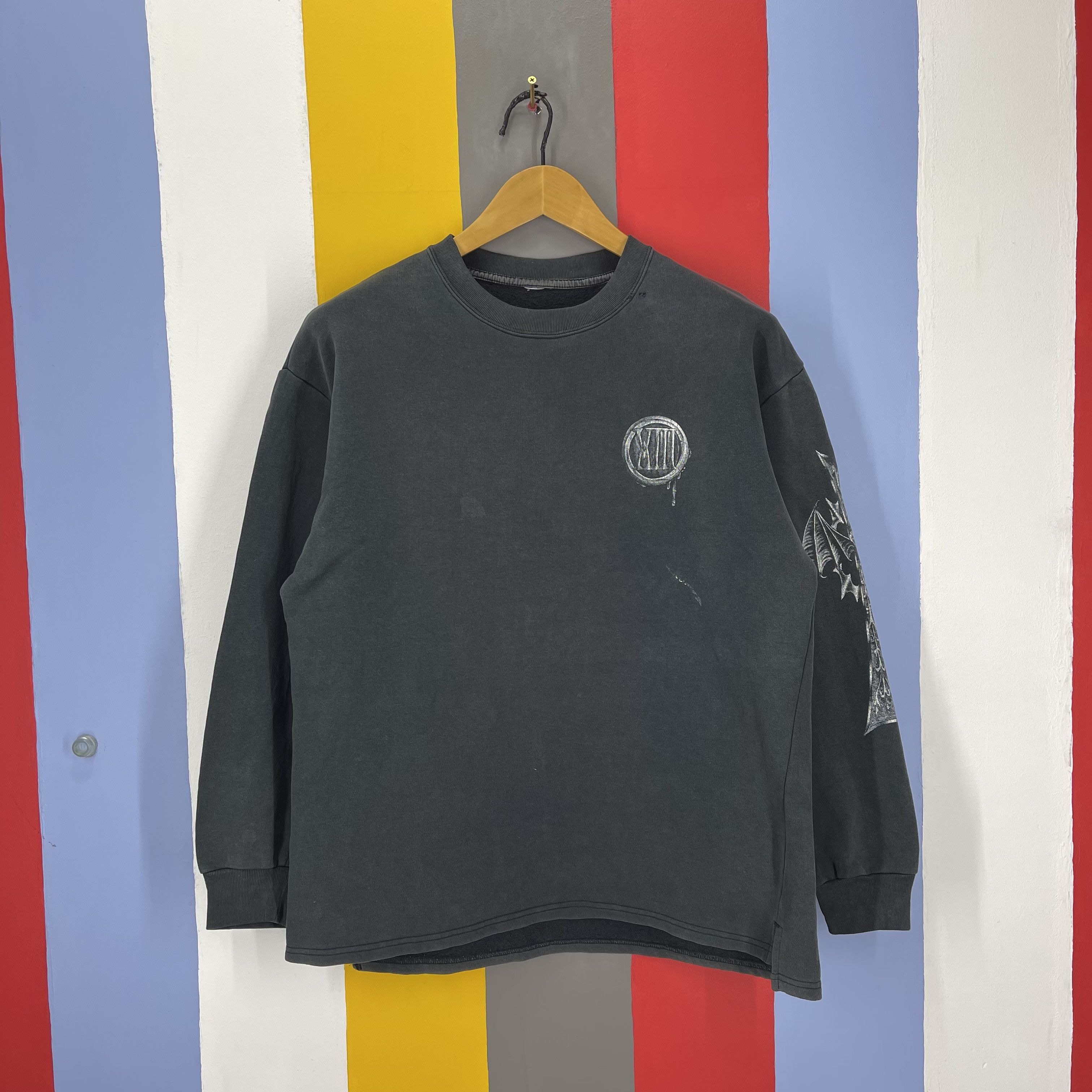 Japanese Brand GRIM REAPER XIII Crew Neck Sweatshirt #1341/AU Size US M / EU 48-50 / 2 - 4 Thumbnail