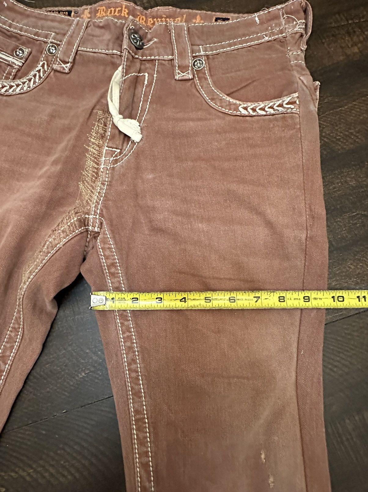 Rock Revival Rock Revival Sebastian Straight Men’s Jeans-Tailored-34x24 Size US 34 / EU 50 - 10 Thumbnail