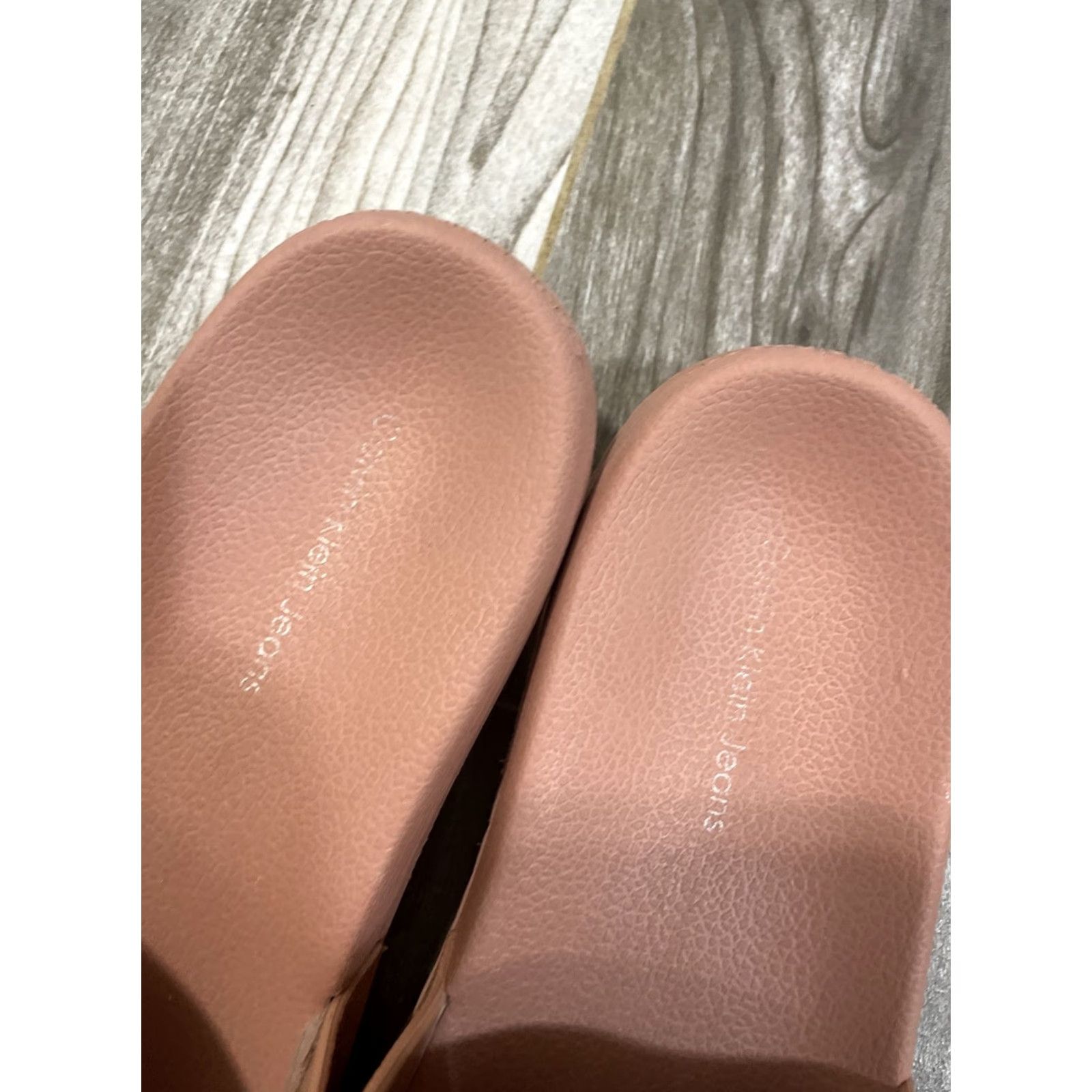 Calvin Klein Calvin Klein Jeans Pink Jelly Sandals Christie Pool Slides Sandal Women US 7 Pink Waterproof Flat Slip On Christie Size 30" / US 8 / IT 44 - 6 Thumbnail