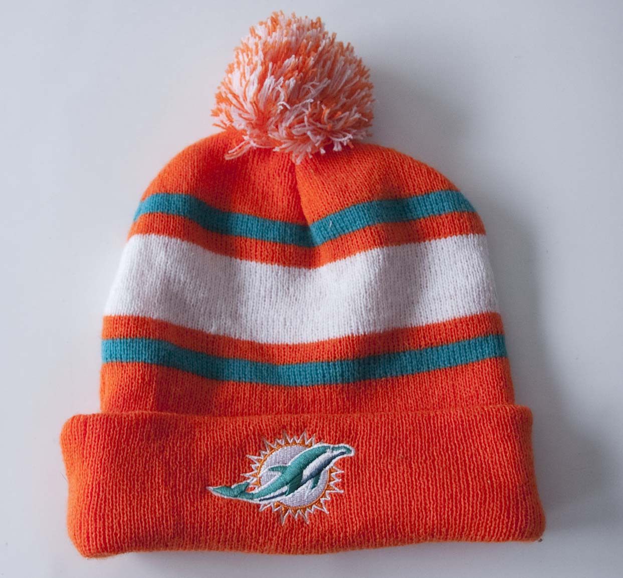 NFL Miami Dolphins Beanie Hat Budweiser Size ONE SIZE - 1 Thumbnail