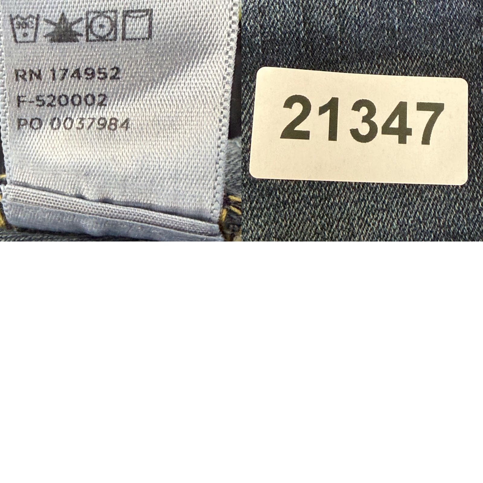Flint And Tinder Flint and Tinder Jeans Straight Color Blue 38x34 Made in USA Mens Regular Denim Cotton Blend 5-Pocket Wear Size US 38 / EU 54 - 9 Thumbnail