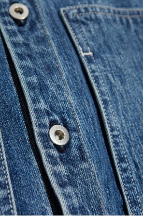 Jil Sander o1s22i1n0125 Denim Over Shirt in Blue Size M / US 6-8 / IT 42-44 - 5 Thumbnail