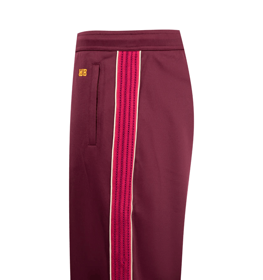 Wales Bonner o1h1sh11225 Essence Track Pant in Red Size US 34 / EU 50 - 3 Thumbnail