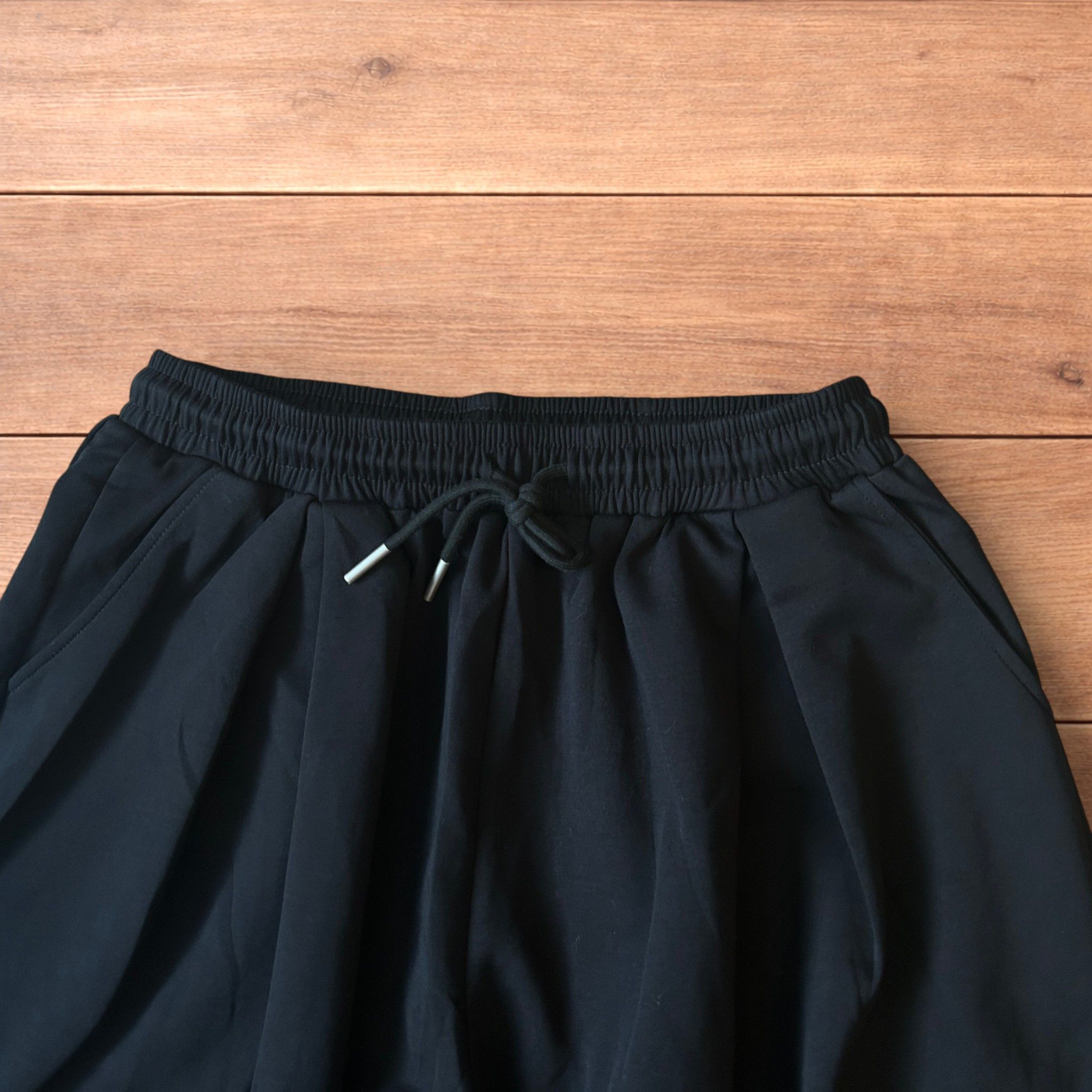 Japanese Brand Insane Korean super baggy wide leg joggers in black. Size US 36 / EU 52 - 5 Thumbnail