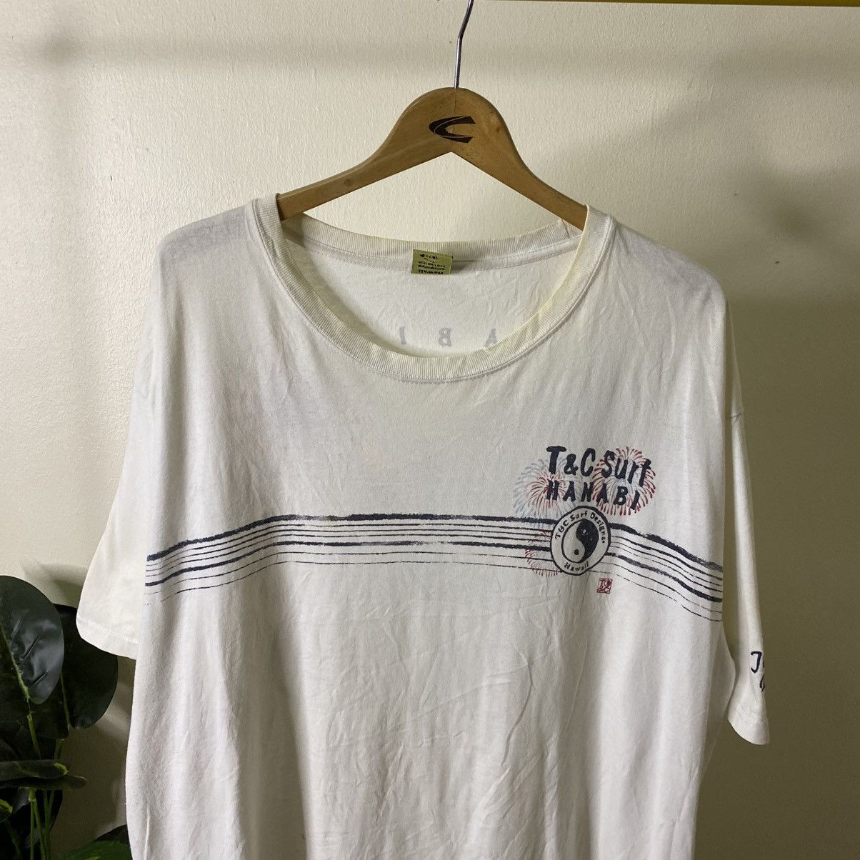 Vintage Y2K T&C Surf Crazy Back Graphic Surfing T Shirt Size US XXL / EU 58 / 5 - 8 Thumbnail