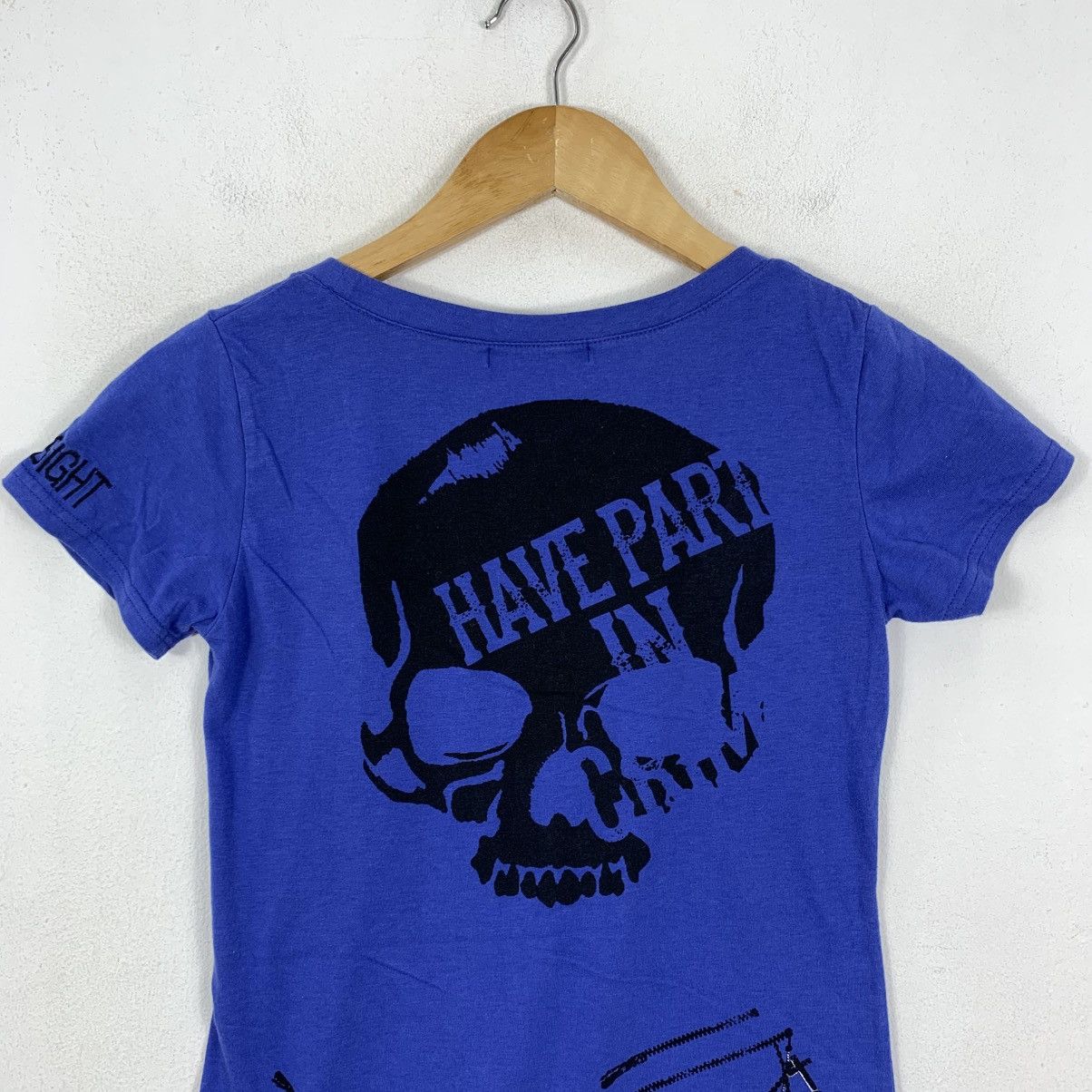 Japanese Brand GHOST OF HARLEM Skull Cloaked In Secrecy Punk Gothic Tshirt Size S / US 4 / IT 40 - 6 Thumbnail