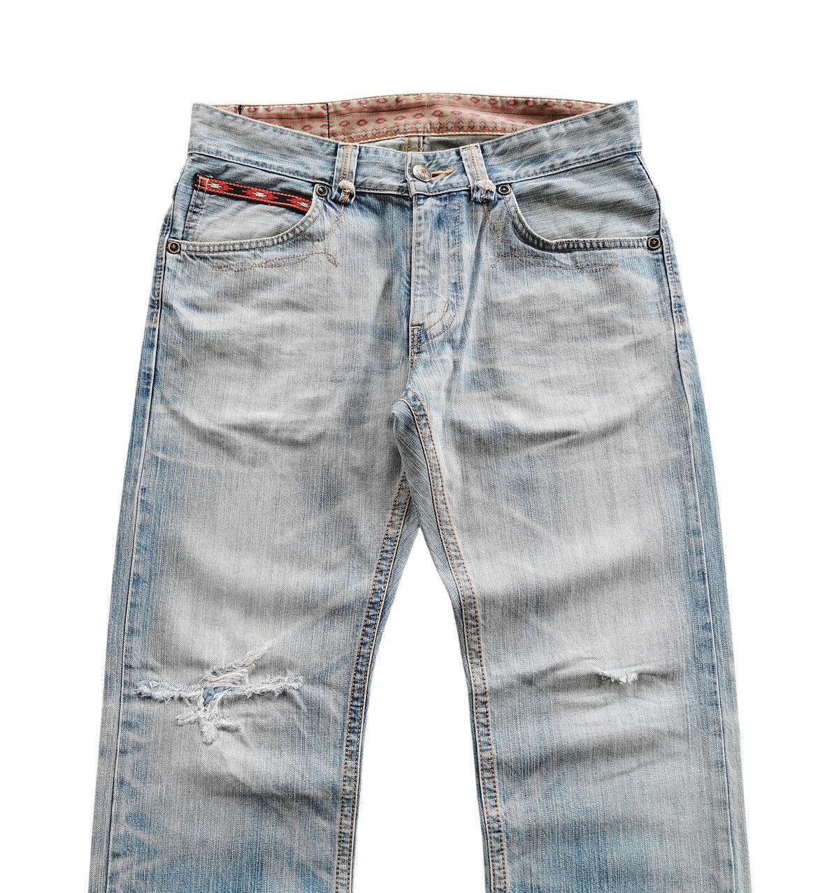 Edwin Vintage Edwin Distressed Denim Jeans ▫️ Size 34x34 Size US 34 / EU 50 - 1 Thumbnail