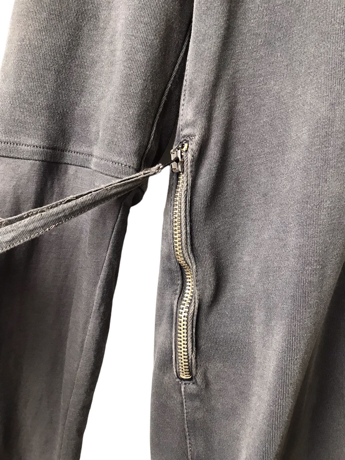 Ilaria Nistri ILARIA NISTRI Gray Fade Full Zipped Long Sweatshirt Hoodies Size S / US 4 / IT 40 - 6 Thumbnail