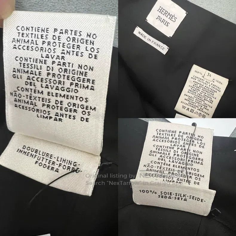 Hermes Hermes 100% silk short skirt Size 42" / US 20 - 9 Thumbnail