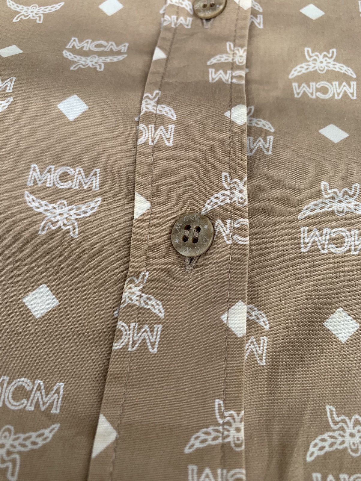 MCM ✅ Vintage MCM Legere Monogram Shirt Size M / US 6-8 / IT 42-44 - 4 Thumbnail