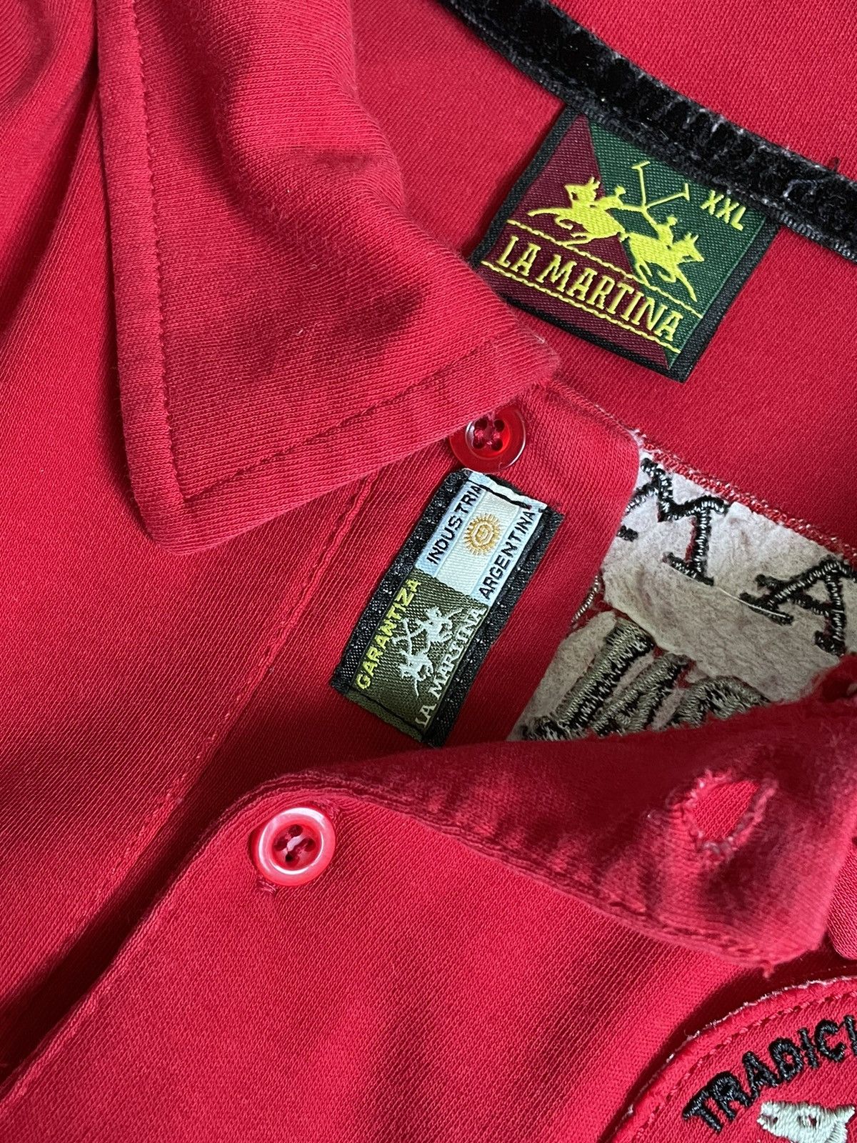 Other Vintage La Martina Dubai Polo Chief Kief Logo T-shirt Size US L / EU 52-54 / 3 - 15 Thumbnail