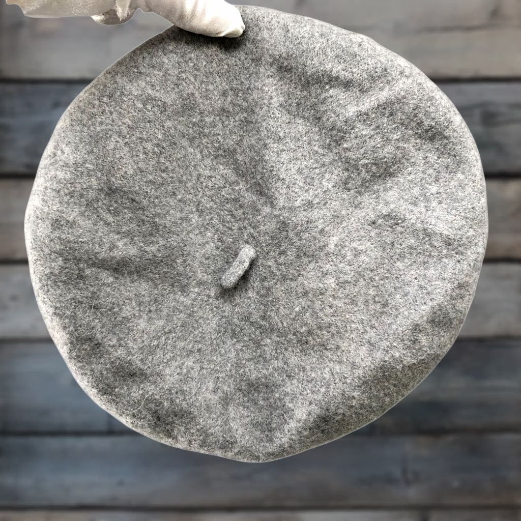 FELT Epoch Hats Beret Hat Womens One Size Gray Felt 100% Wool Size ONE SIZE - 1 Thumbnail
