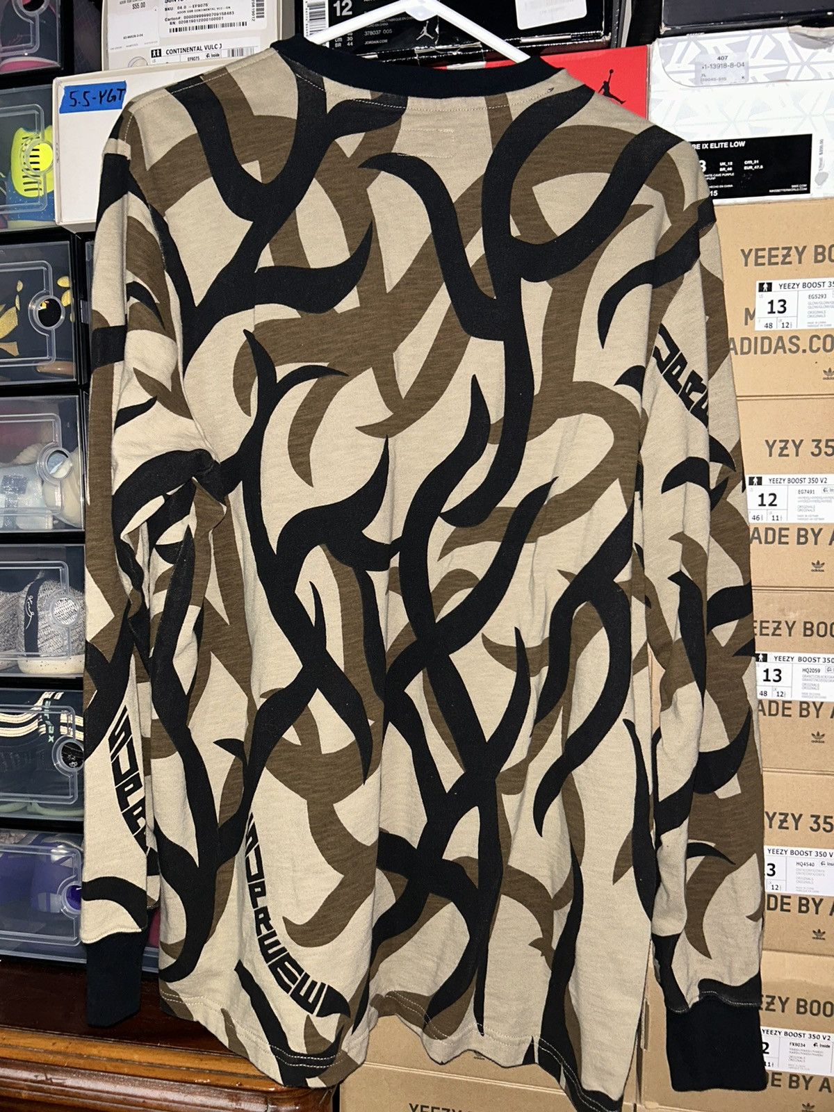Supreme Supreme L/S Pocket Tee Tan Tribal Camo FW19 size Large NEW Size US L / EU 52-54 / 3 - 3 Thumbnail