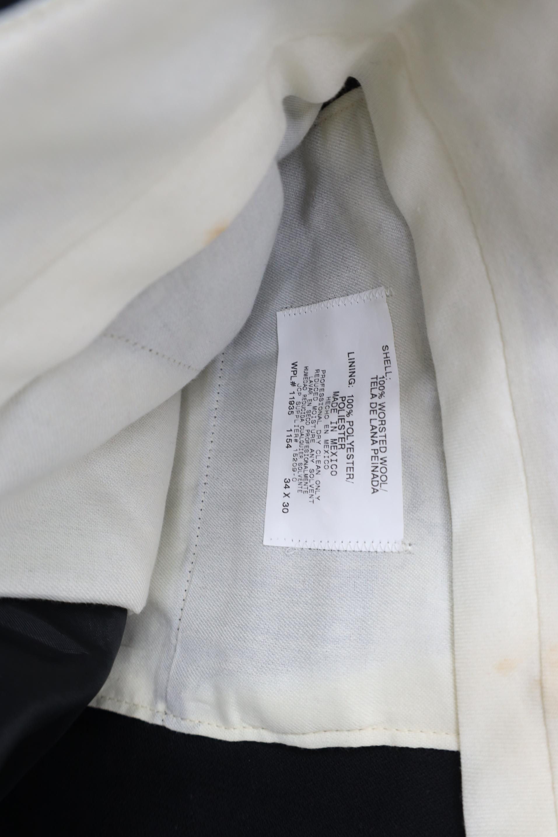 Vintage Vintage 90s Streetwear Wool Herringbone Wide Leg Chino Pants Size US 34 / EU 50 - 9 Thumbnail