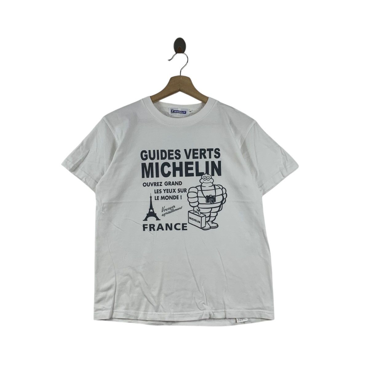 Vintage MICHELIN GUIDES VERTS Les Cartes France Travel Tee Shirt Size S / US 4 / IT 40 - 1 Thumbnail
