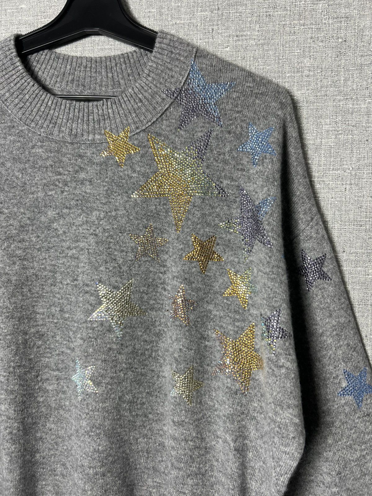 Zadig & Voltaire Zadig & Voltaire Gaby Strass Stars Cashmere Studded Sweater Size XS / US 0-2 / IT 36-38 - 6 Thumbnail