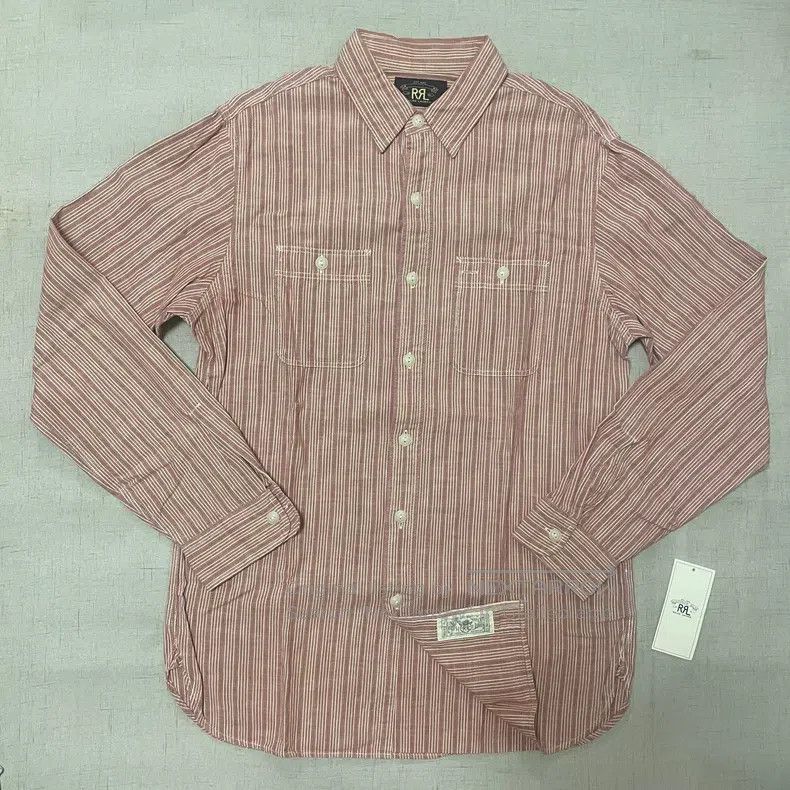 RRL Ralph Lauren Old style tri color line shirt