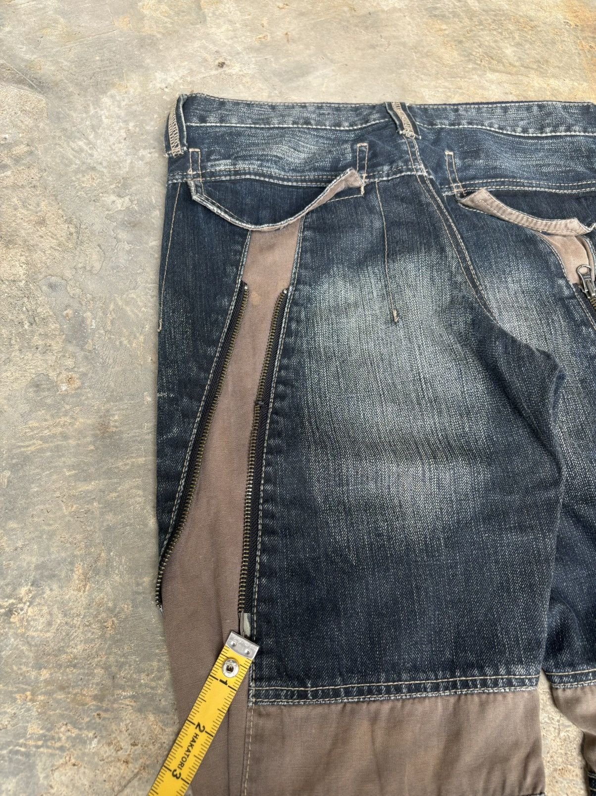 If Six Was Nine × Japanese Brand × PPFM PPFM Multi Zipper Ifsixwasnine Lgb Style Jeans Size US 29 - 14 Thumbnail