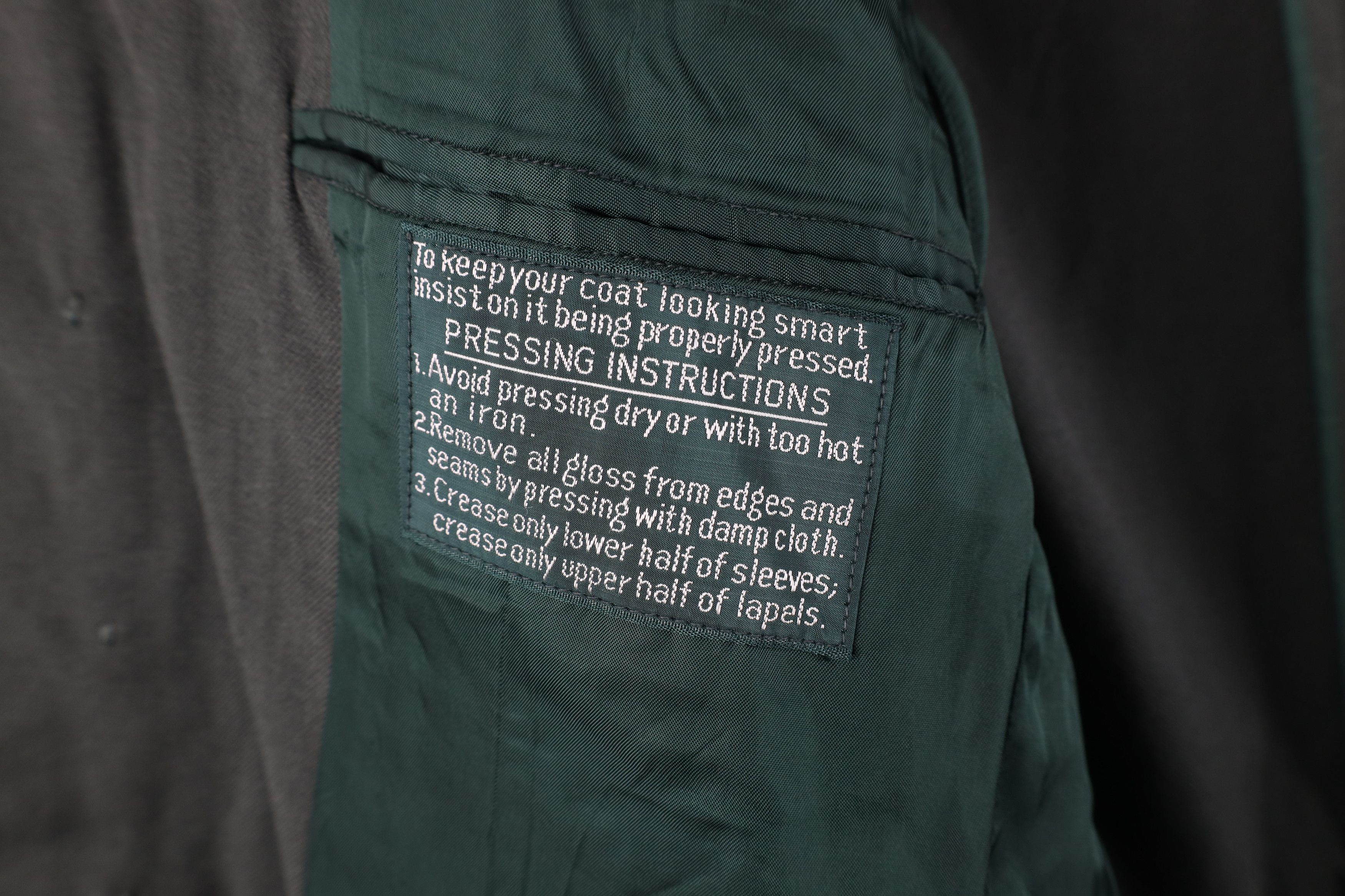 Vintage Vintage 60s Vietnam War Serge Green Army Officer Jacket Coat Size US L / EU 52-54 / 3 - 11 Thumbnail