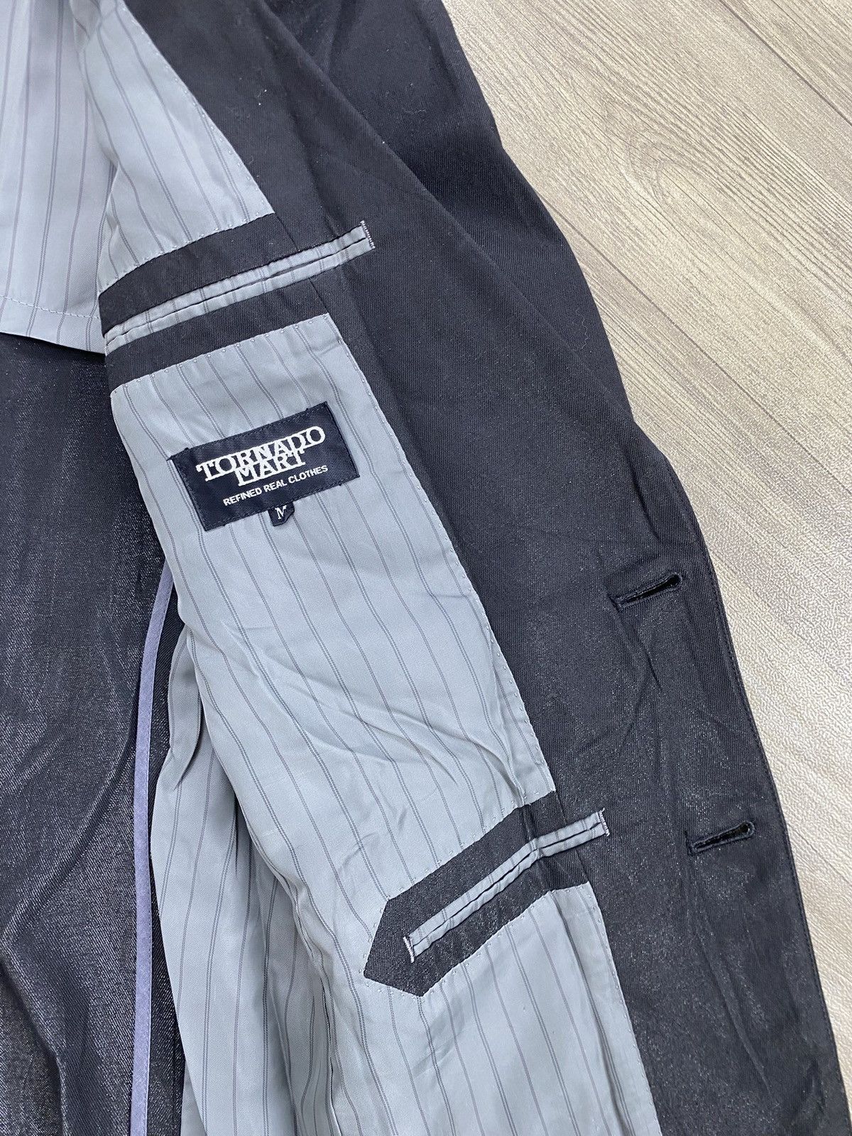 Tornado Mart Vintage Tornado Mart Japan Black Blazers Jacket Size 40R - 12 Thumbnail
