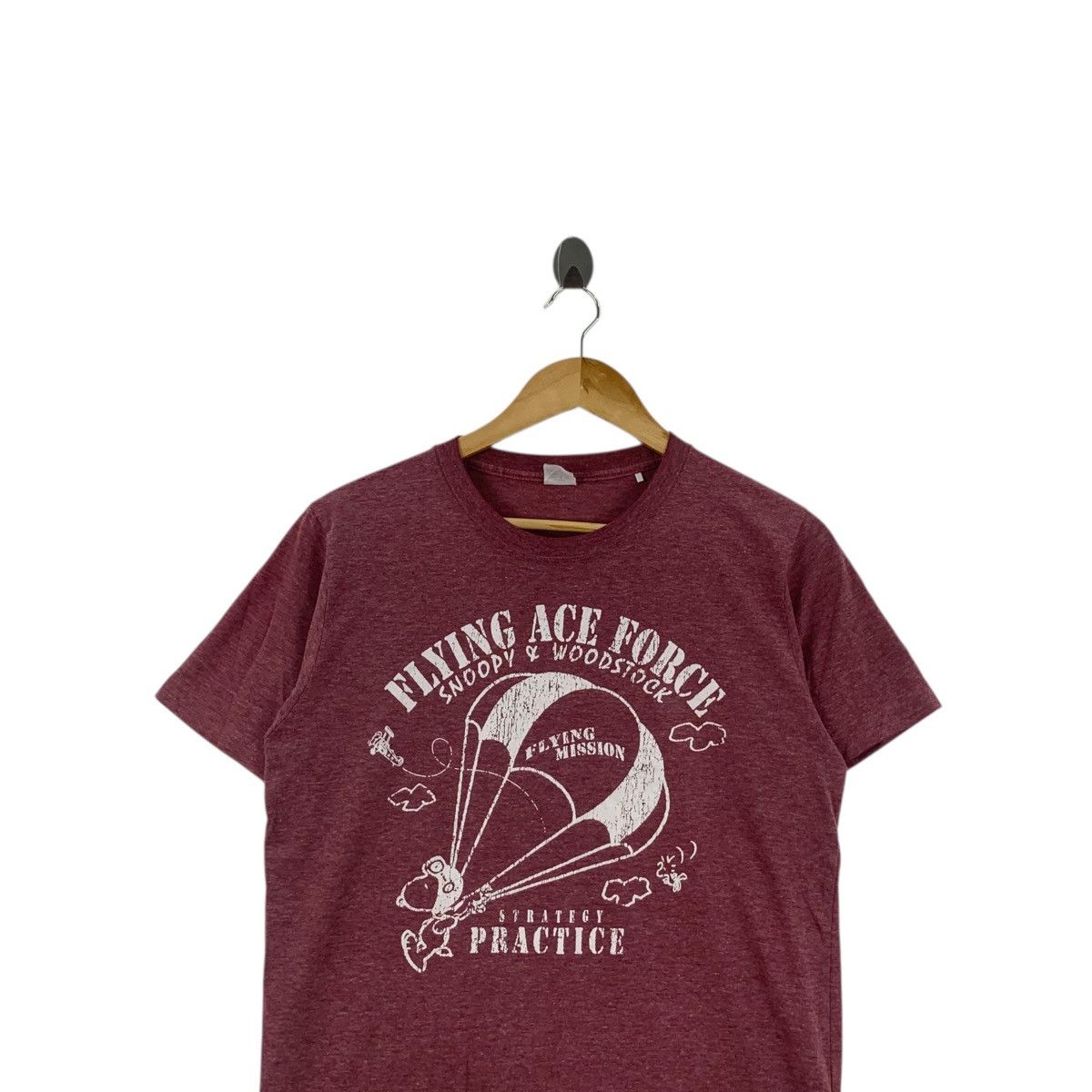 Peanuts Vintage PEANUTS SNOOPY WOODSTOCK Parachutes Tee Shirt Top Size S / US 4 / IT 40 - 2 Thumbnail