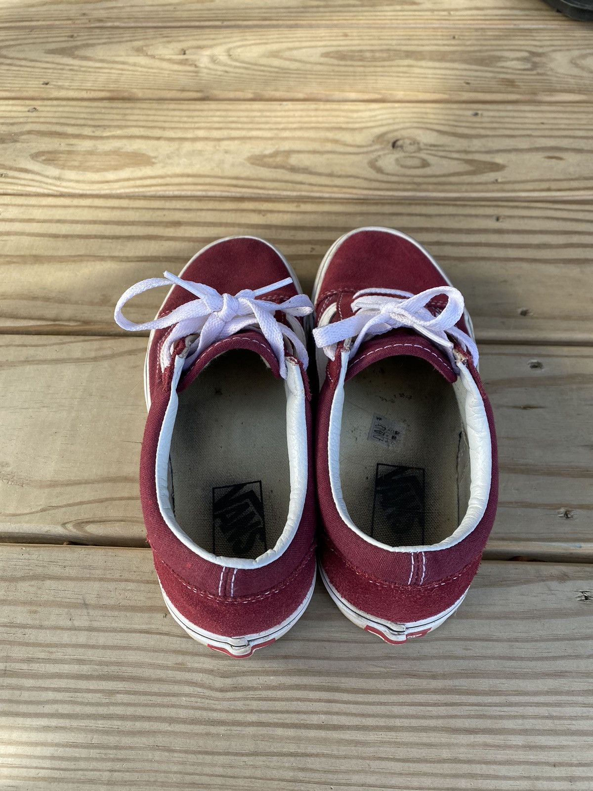 Vans 5.5 old school vans burgundy Size US 5.5 / EU 38 - 3 Thumbnail