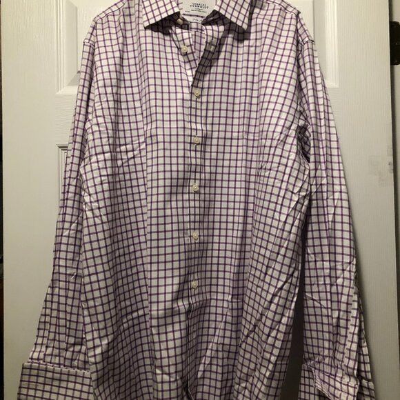 Charles Tyrwhitt CHARLES TYRWHITT MEN'S NEW COTTON DRESS SHIRT SIZE: 16.5/36 Size US L / EU 52-54 / 3 - 1 Thumbnail