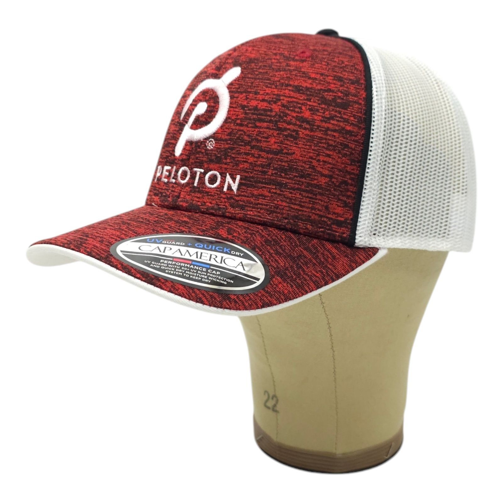 Other Peloton Mesh Strapback Cap Structured Trucker Chino Twill Size ONE SIZE - 2 Thumbnail