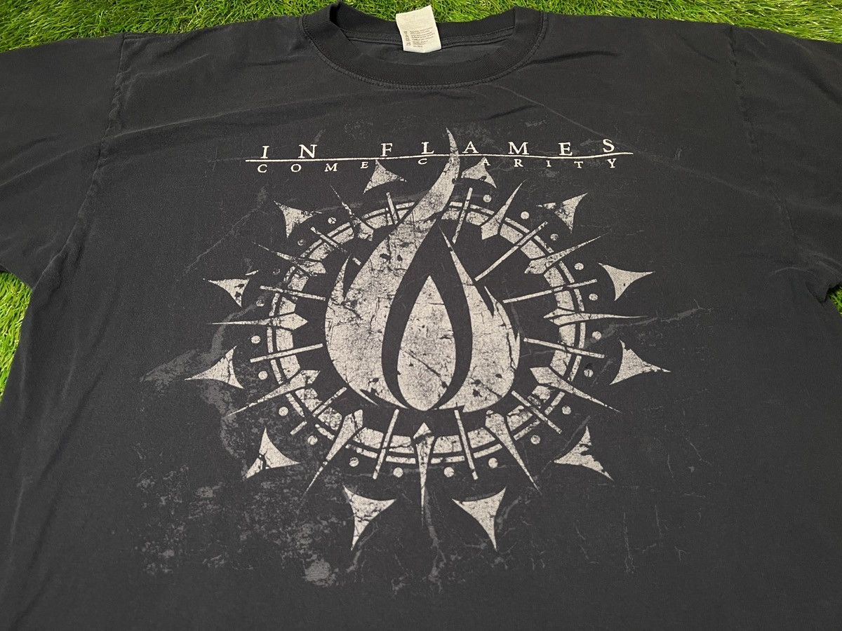 Band Tees In Flames Come Clarity Shirt Black Band 2006 Tour Vintage Size US L / EU 52-54 / 3 - 2 Thumbnail