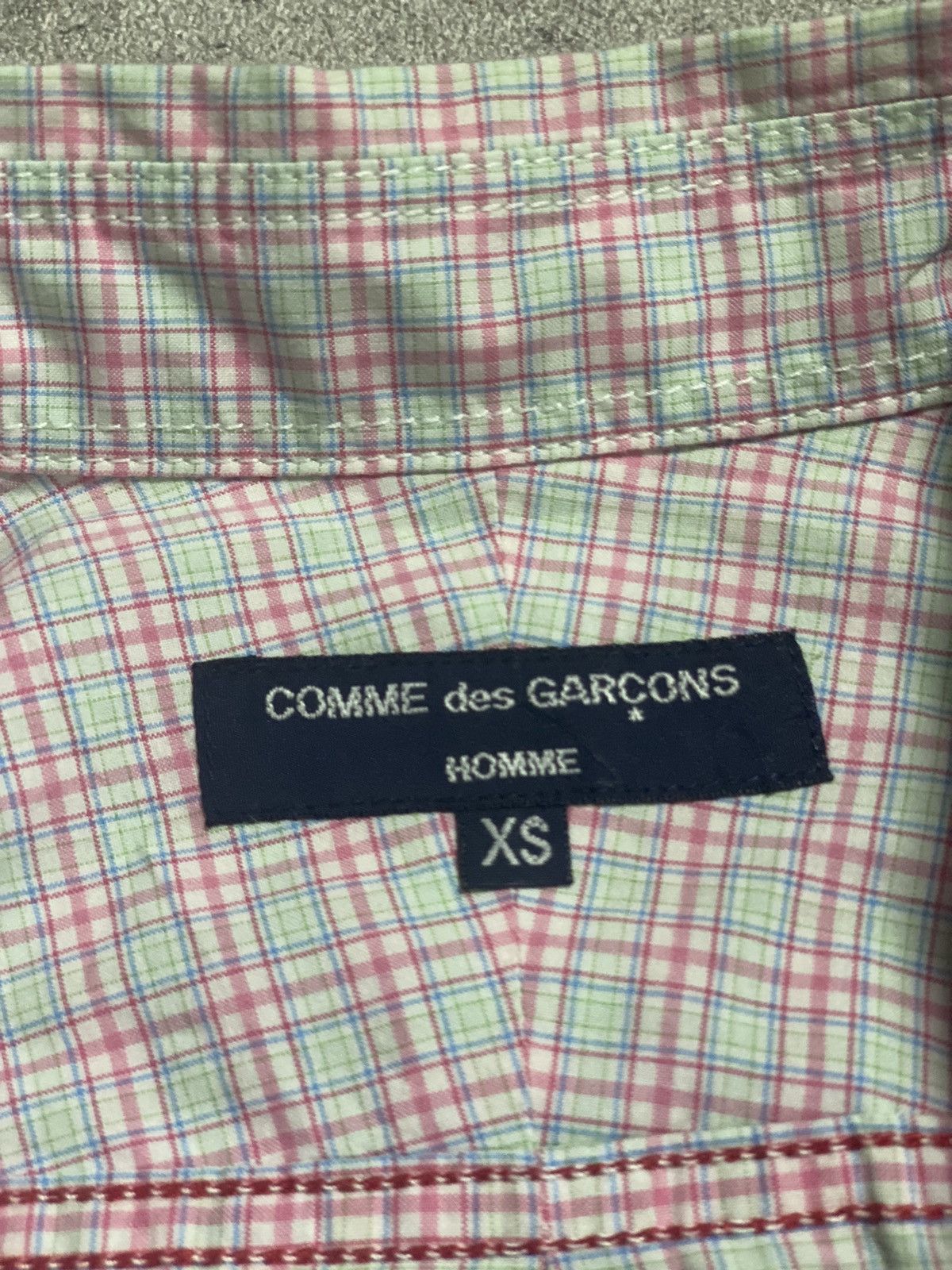 Comme des Garcons CDGH Plaid Chambray Shirt Size US S / EU 44-46 / 1 - 3 Thumbnail