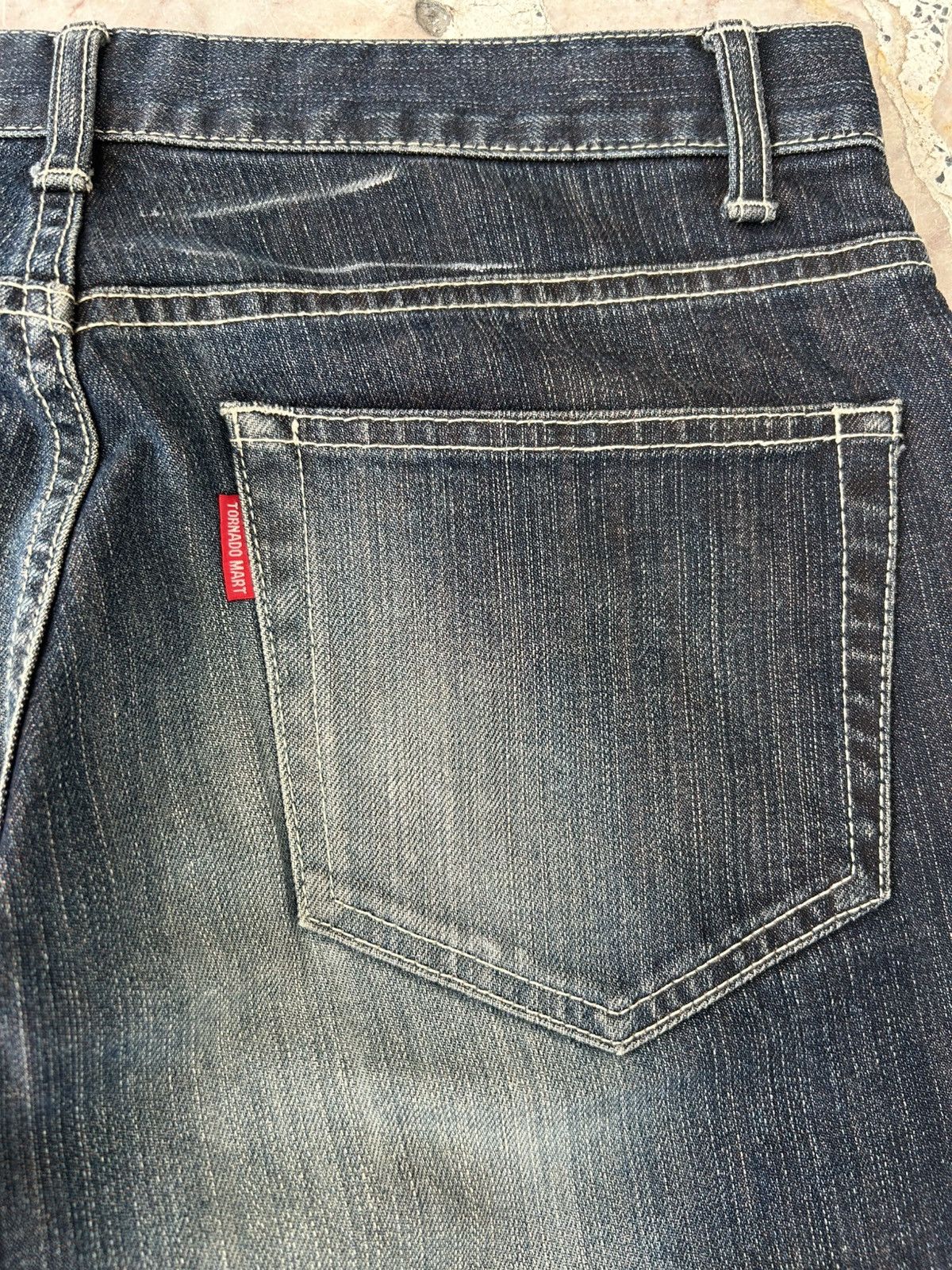 Tornado Mart Tornado Mart Denim Japan Flare Vintage Size US 31 - 10 Thumbnail