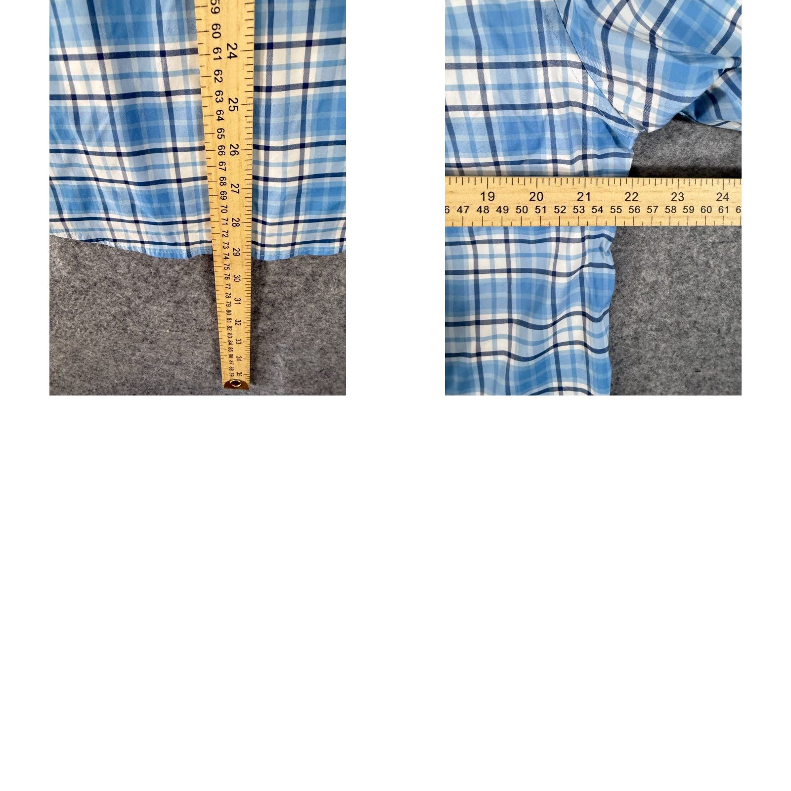 Vineyard Vines Vineyard Vines Whale Shirt Mens M White Blue Plaid Slim Fit Stretch Button-Down Size US M / EU 48-50 / 2 - 9 Thumbnail