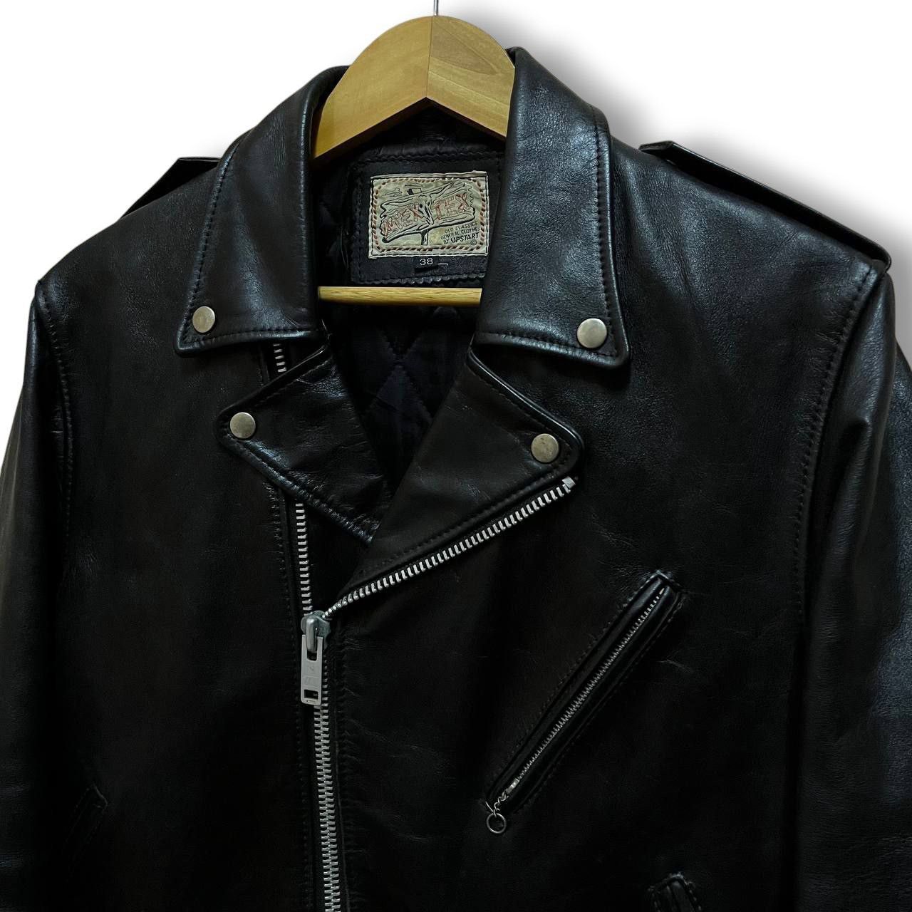 Vintage Vintage 80s Mex Tex Upstart Leather Jacket Size US M / EU 48-50 / 2 - 3 Thumbnail